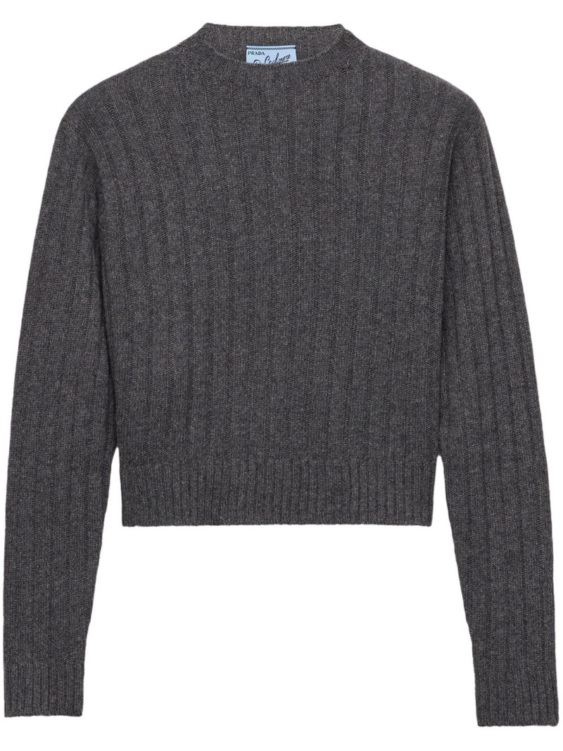 cropped Re-Cashmere sweater 1