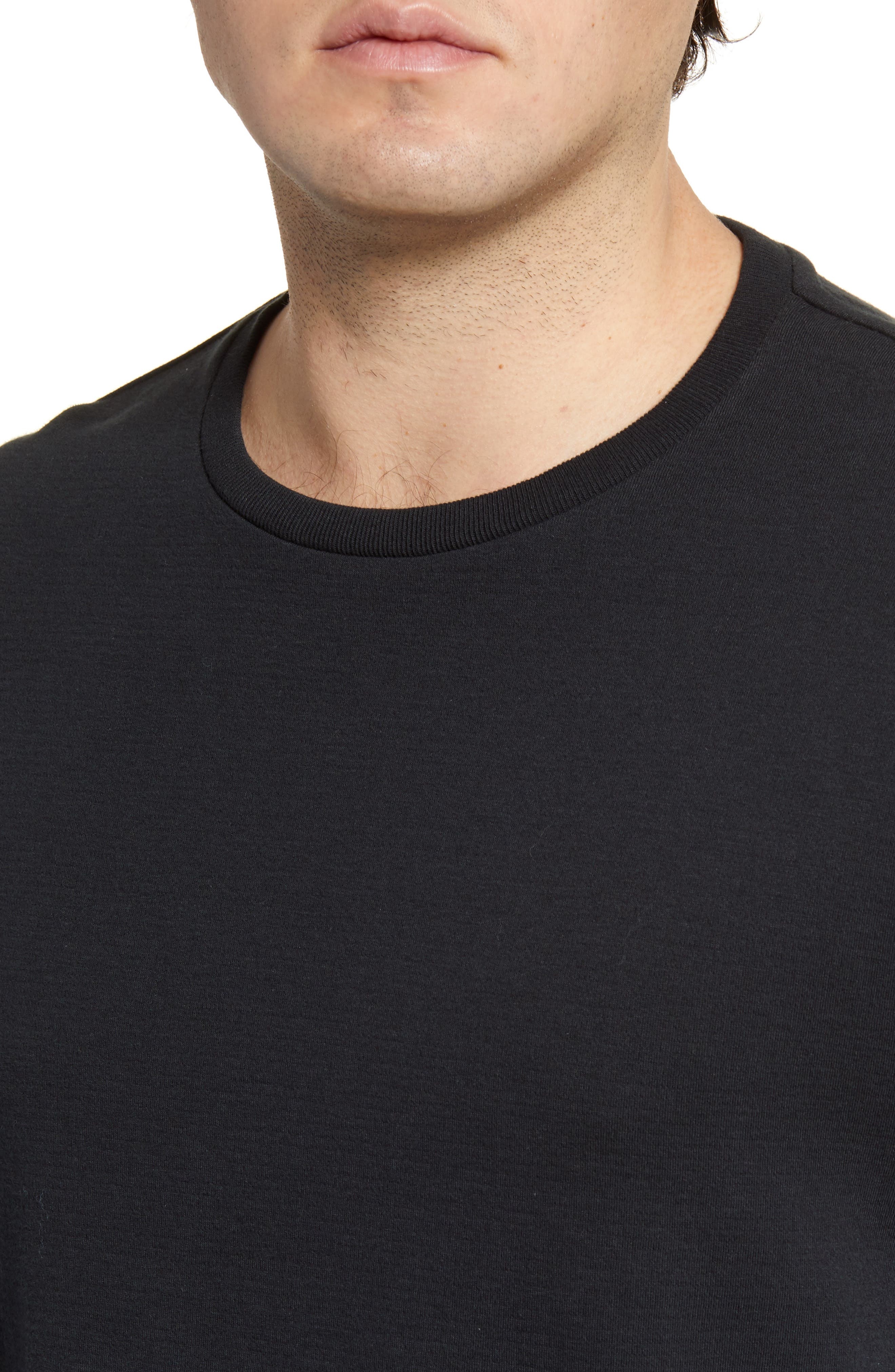 Duo Fold Long Sleeve Cotton T-Shirt - 4