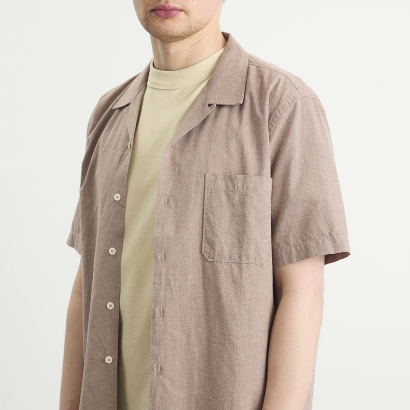 Universal Works Sido Linen Mix Road Shirt 5