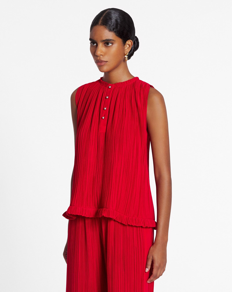 PLEATED SLEEVELESS TOP 3
