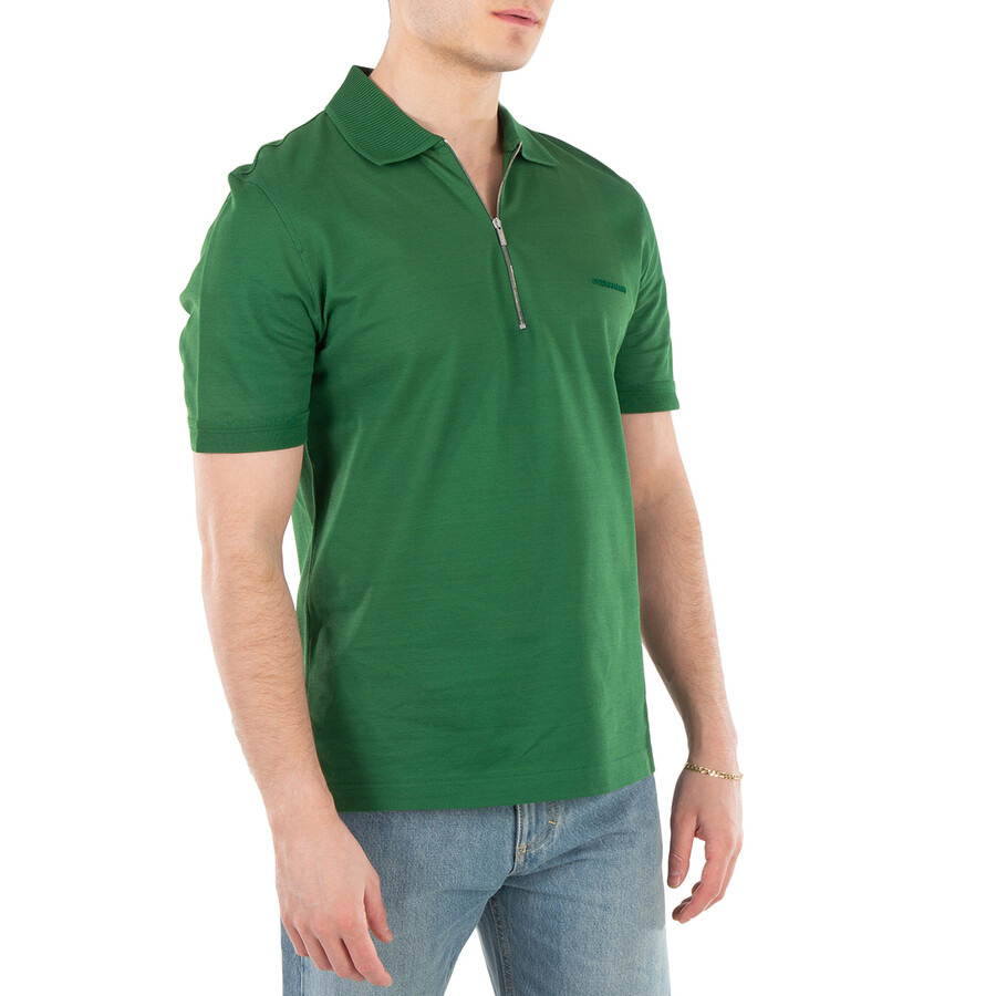 Ferragamo Zip Collar Polo Shirt - 3
