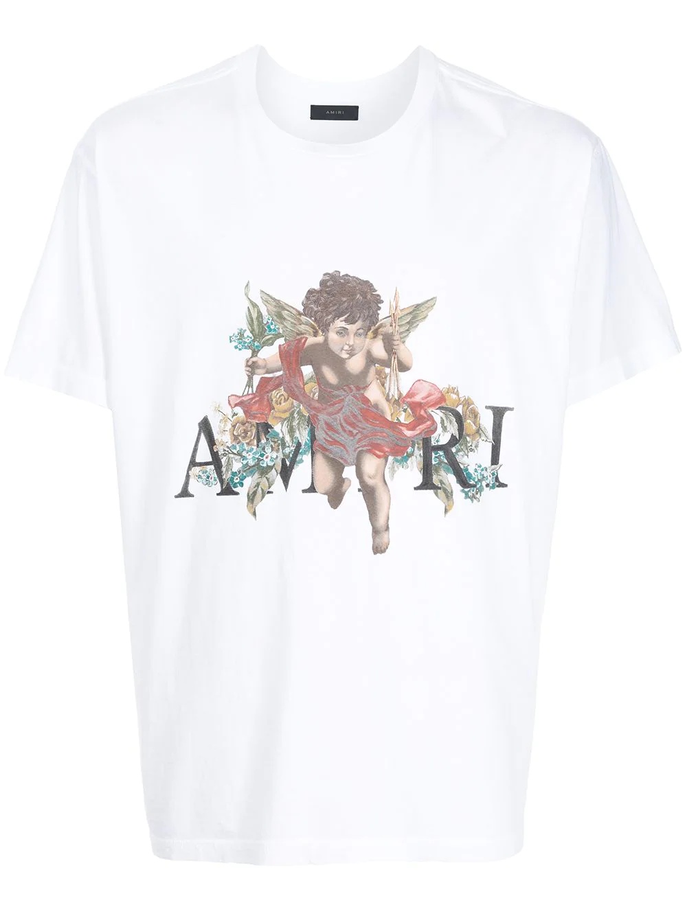 cherub-print T-shirt - 1