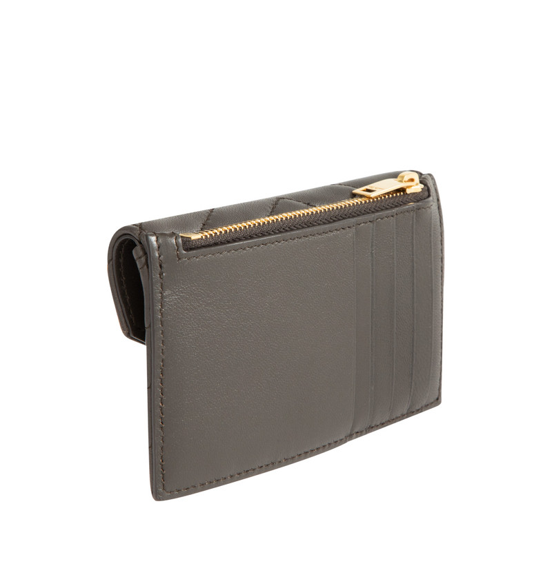 SAINT LAURENT CASSANDRE LEATHER CARD CASE outlook