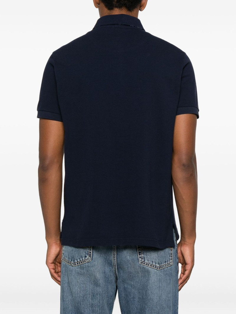 logo-embroidered polo shirt 3