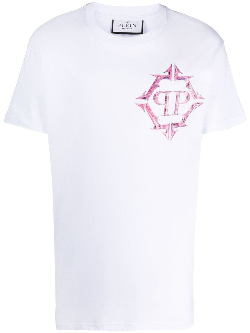 logo-print cotton T-shirt 1