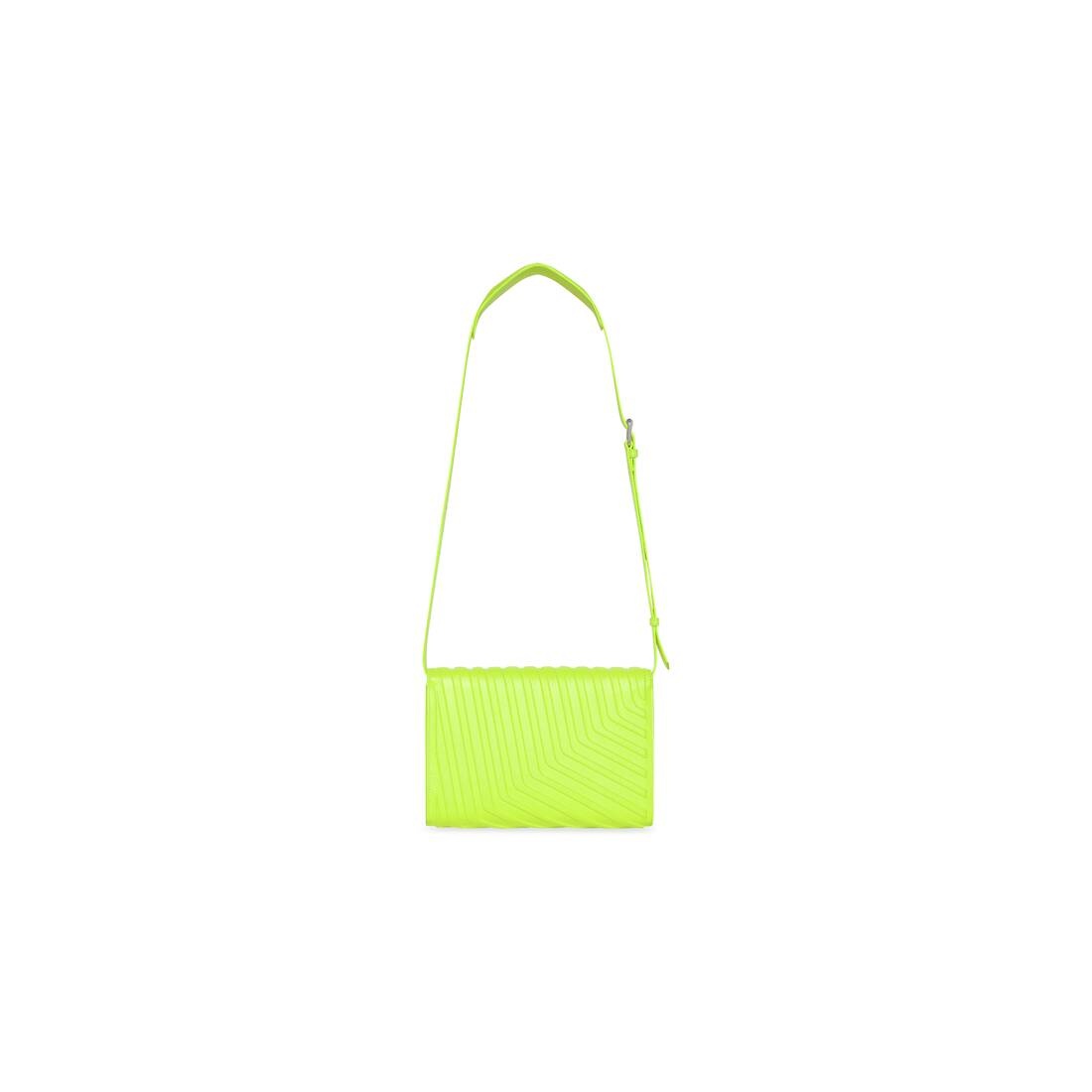 Men's Car Flap Bag With Strap in Yellow - 5