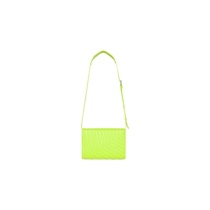 Men's Car Flap Bag With Strap in Yellow 5