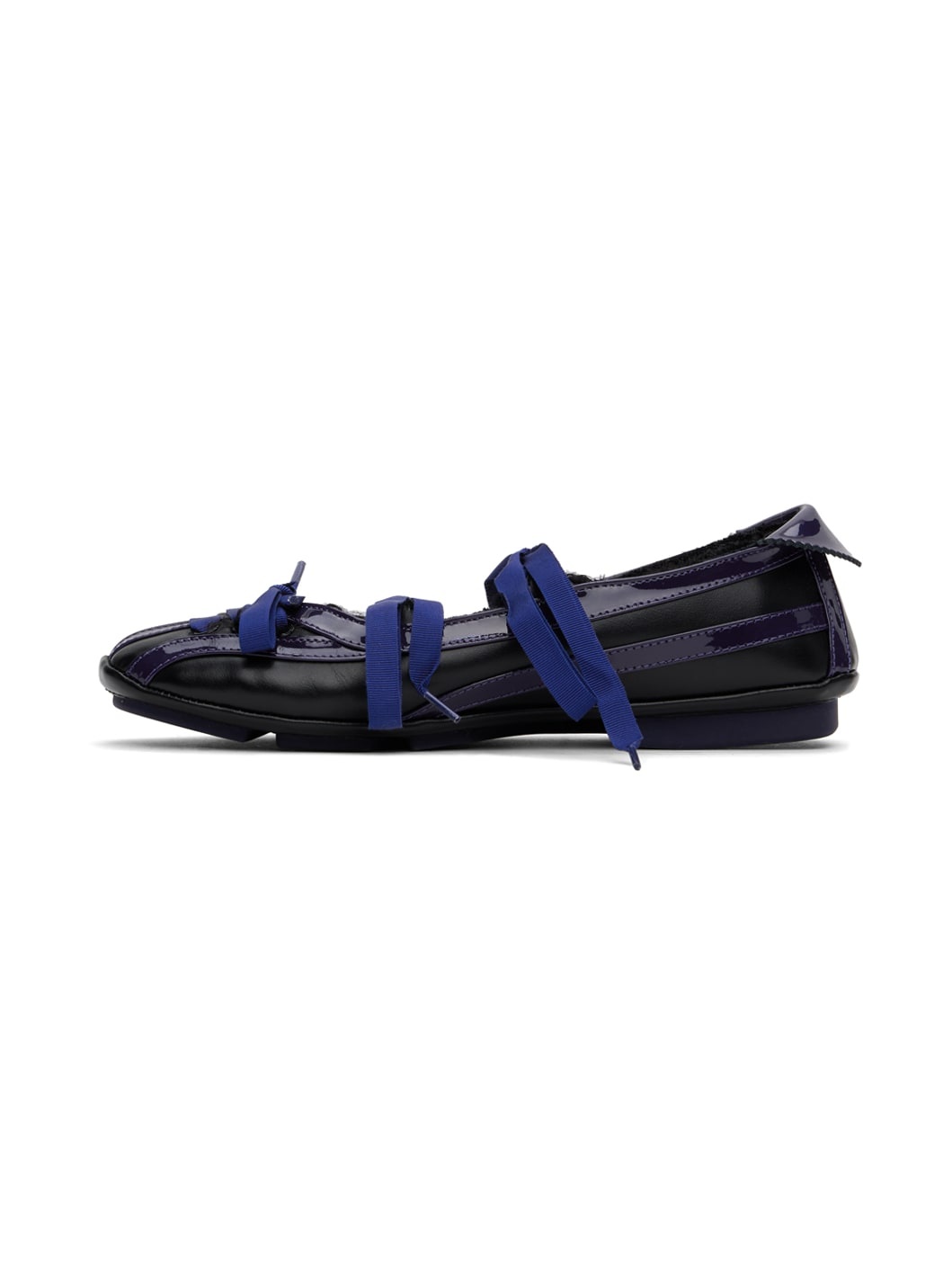 Black Lella Hybrid Ballerina Flats - 3