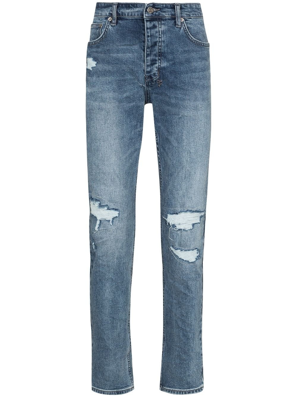 Chitch Runway distressed slim-fit jeans - 1