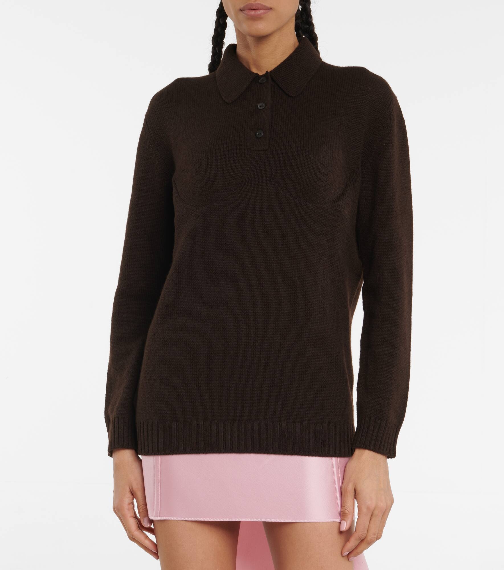 Cashmere polo sweater - 6