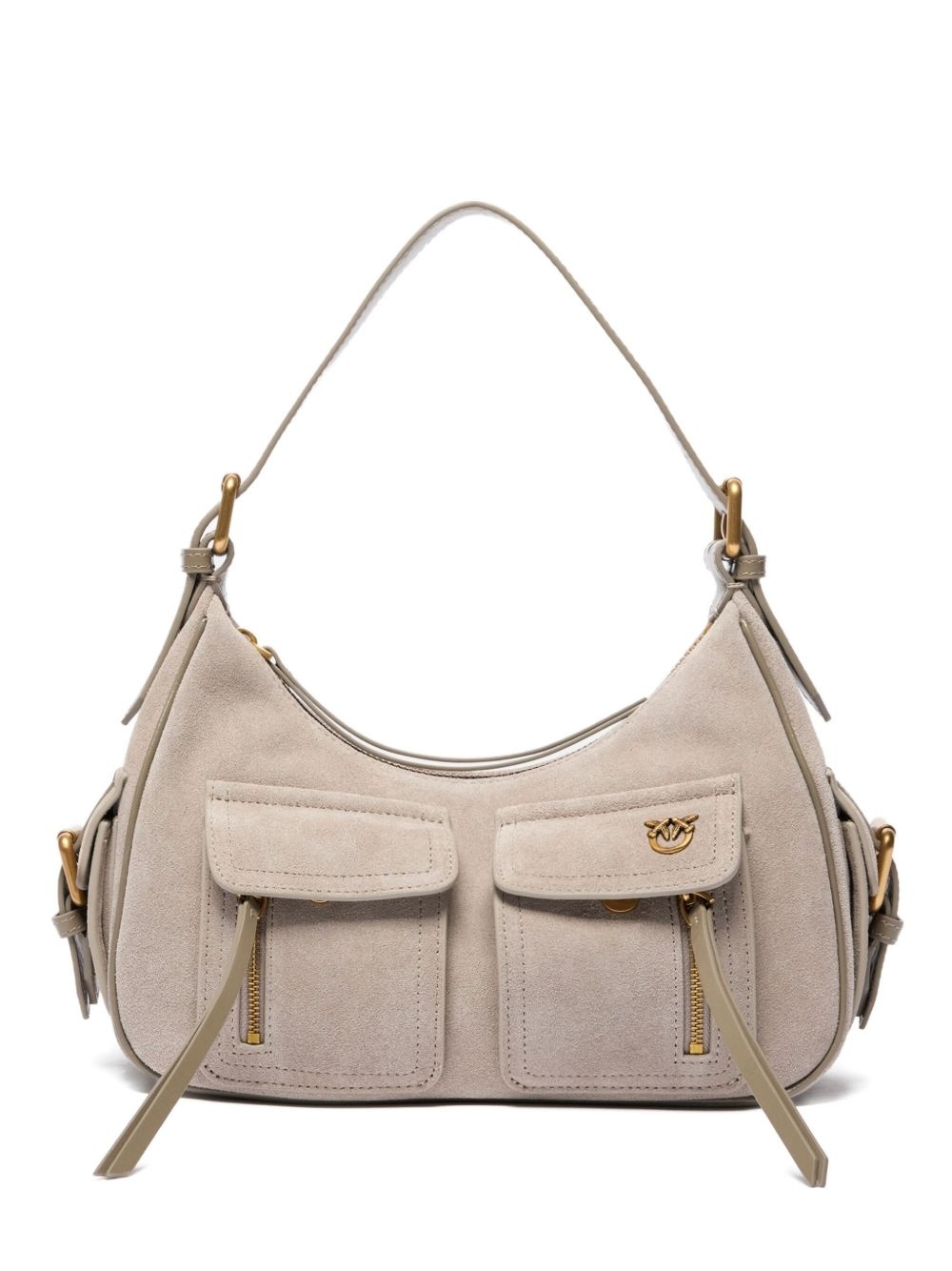 suede shoulder bag - 1
