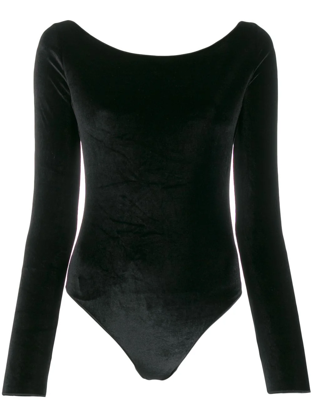 slim-fit backless bodysuit - 1