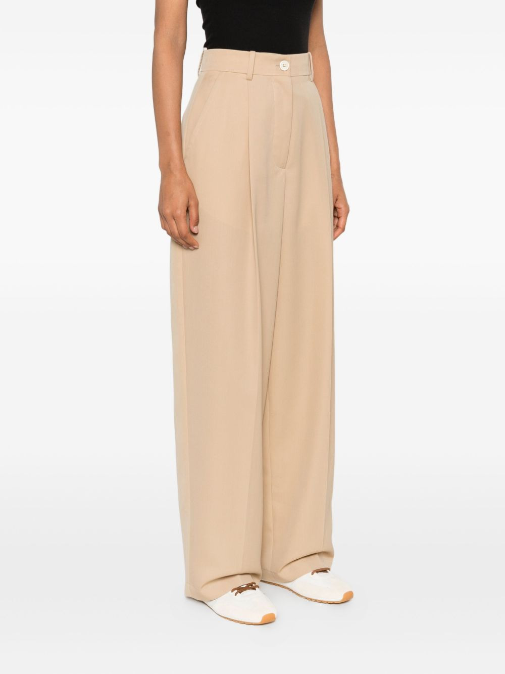 pleated pocket trousers - 3