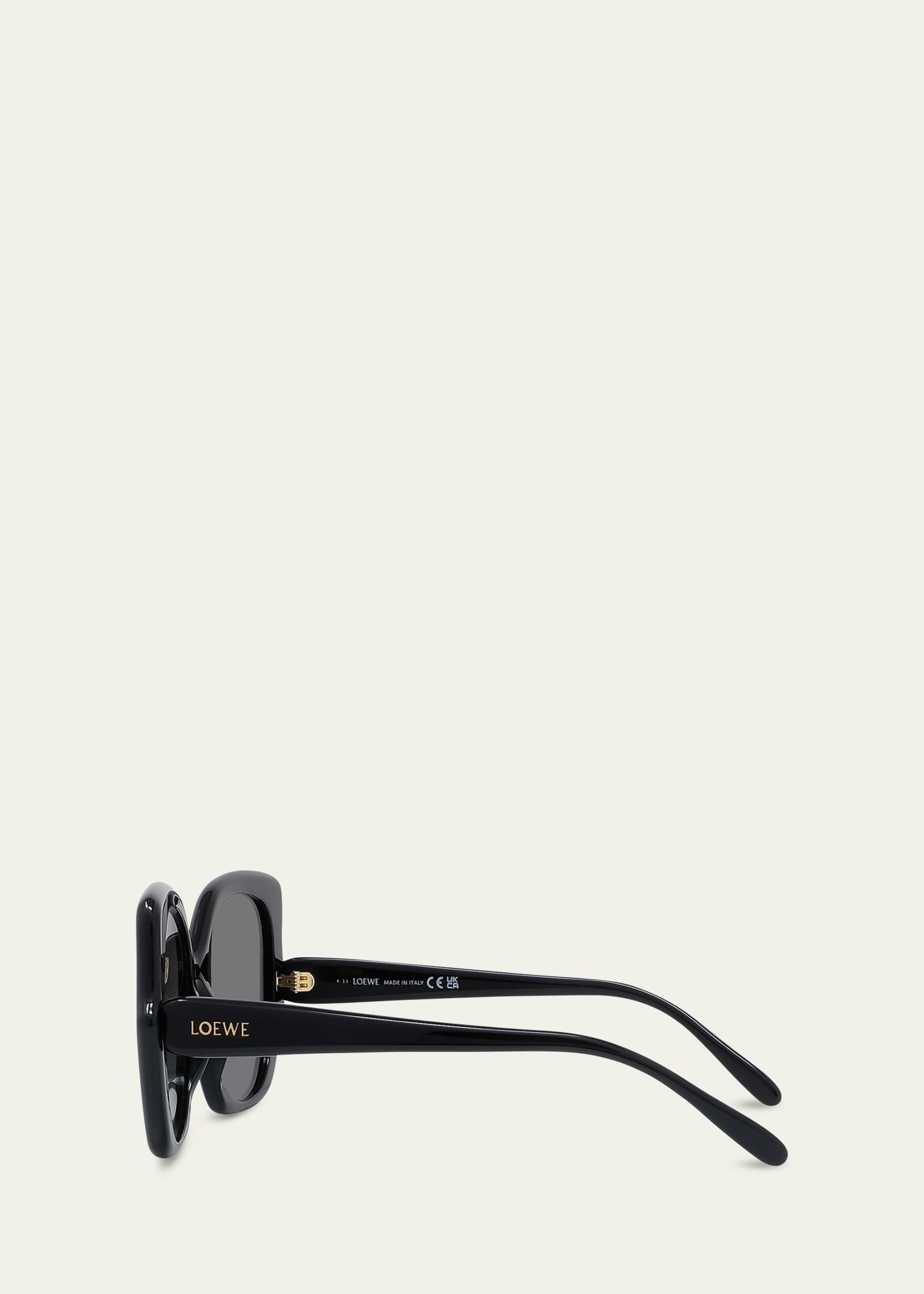 Logo Acetate Butterfly Sunglasses - 3