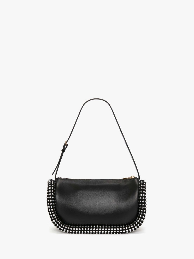 BUMPER-15 LEATHER SHOULDER BAG WITH CRYSTAL 4