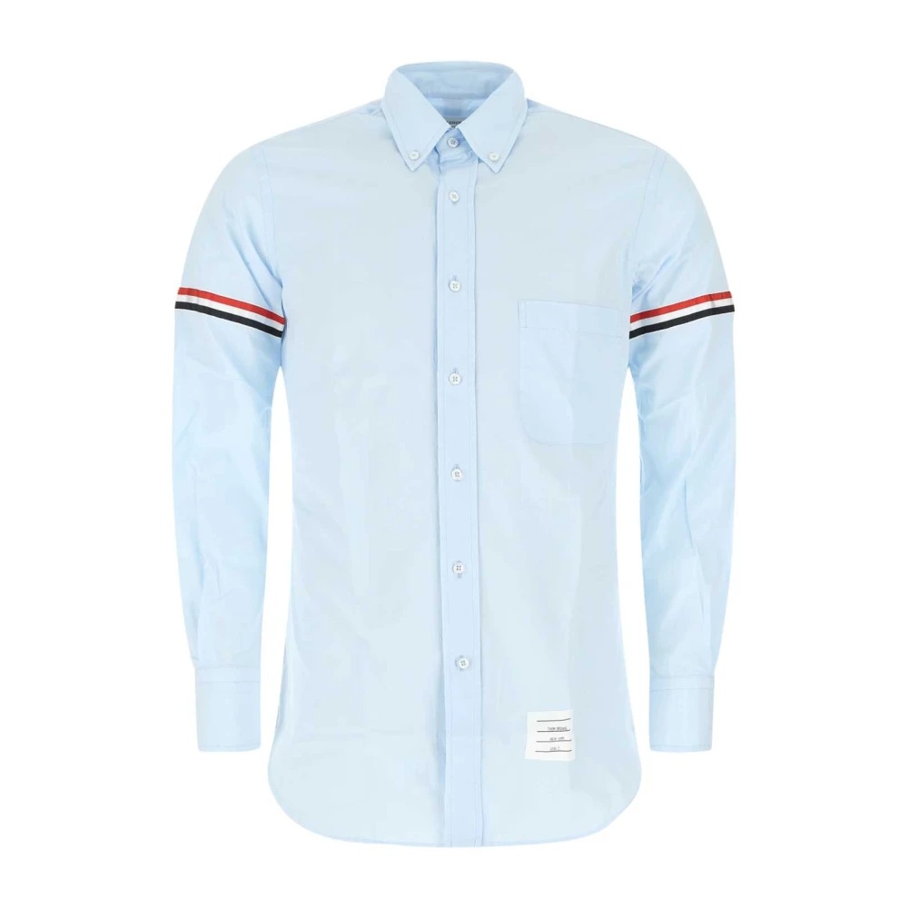 Tシャツ・カットソー THOM BROWNE Powder blue cotton shirt (MWL150E03113 480) Thom Browne POWDER BLUE COTTON SHIRT | miinto | REVERSIBLE