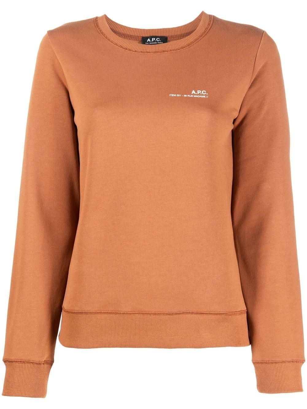 embroidered logo sweatshirt - 1