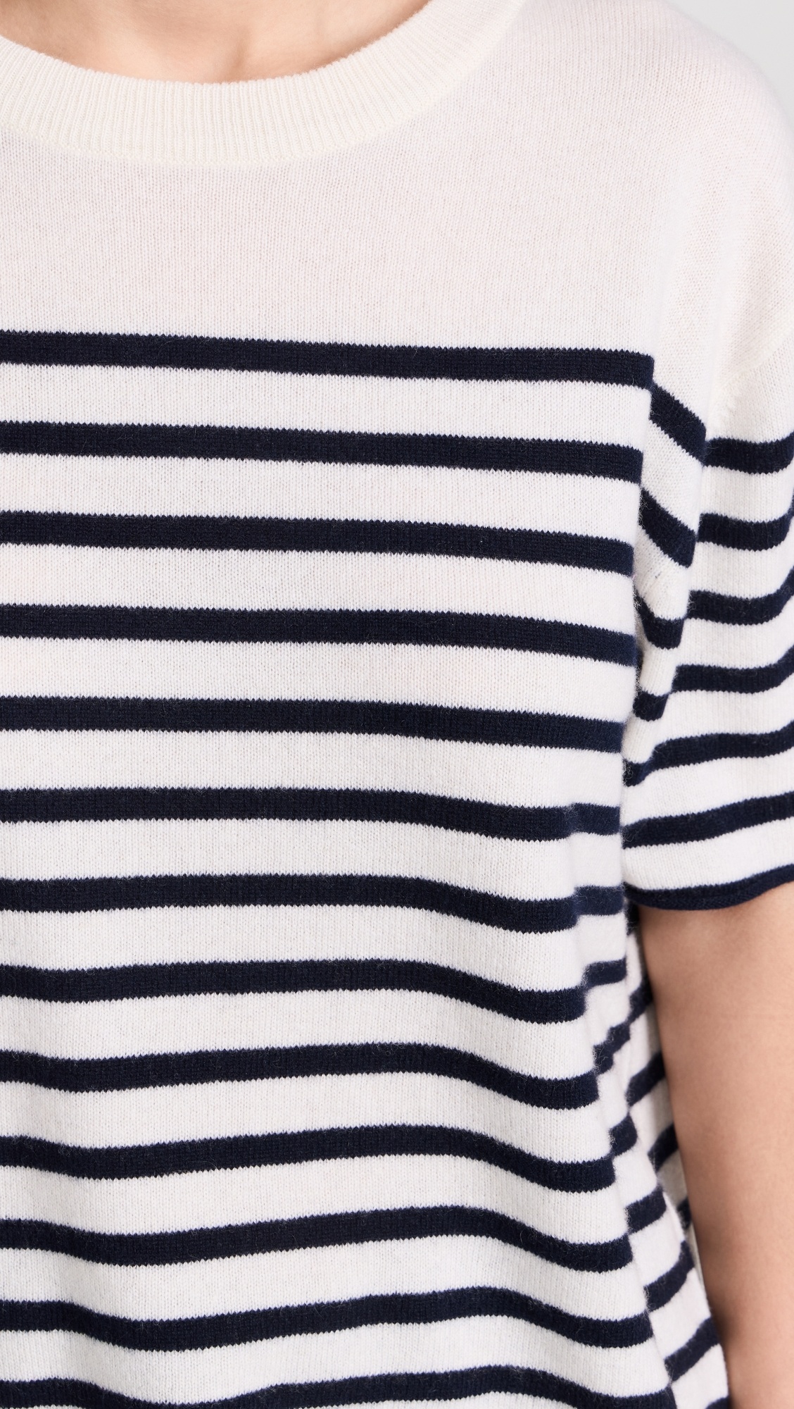 Cila Stripes Cashmere T-Shirt - 5