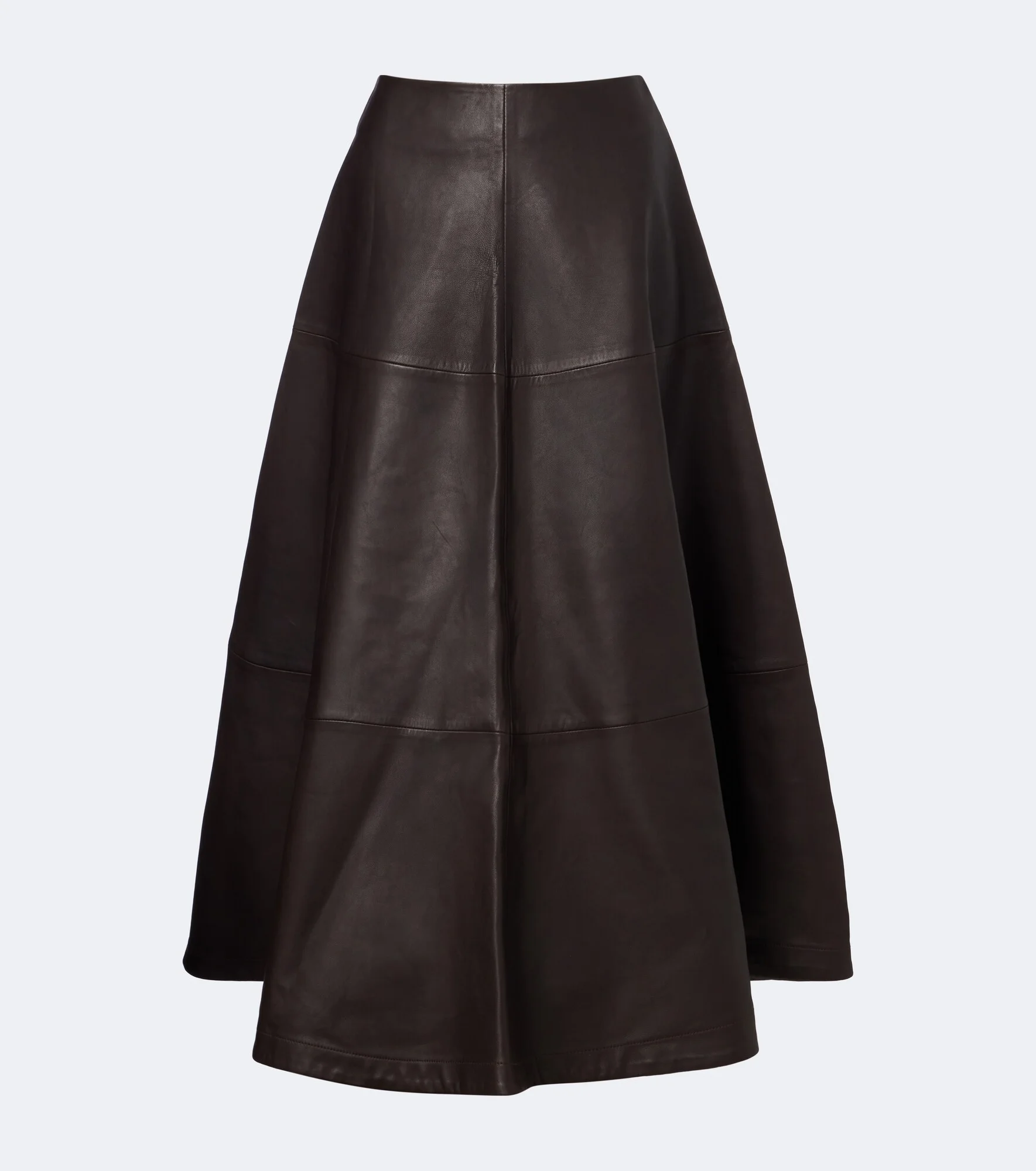 Varda leather midi skirt - 1