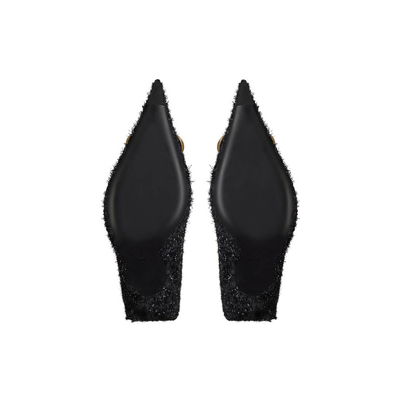 Women's Square Knife Bb 110mm Pump  in Black 7