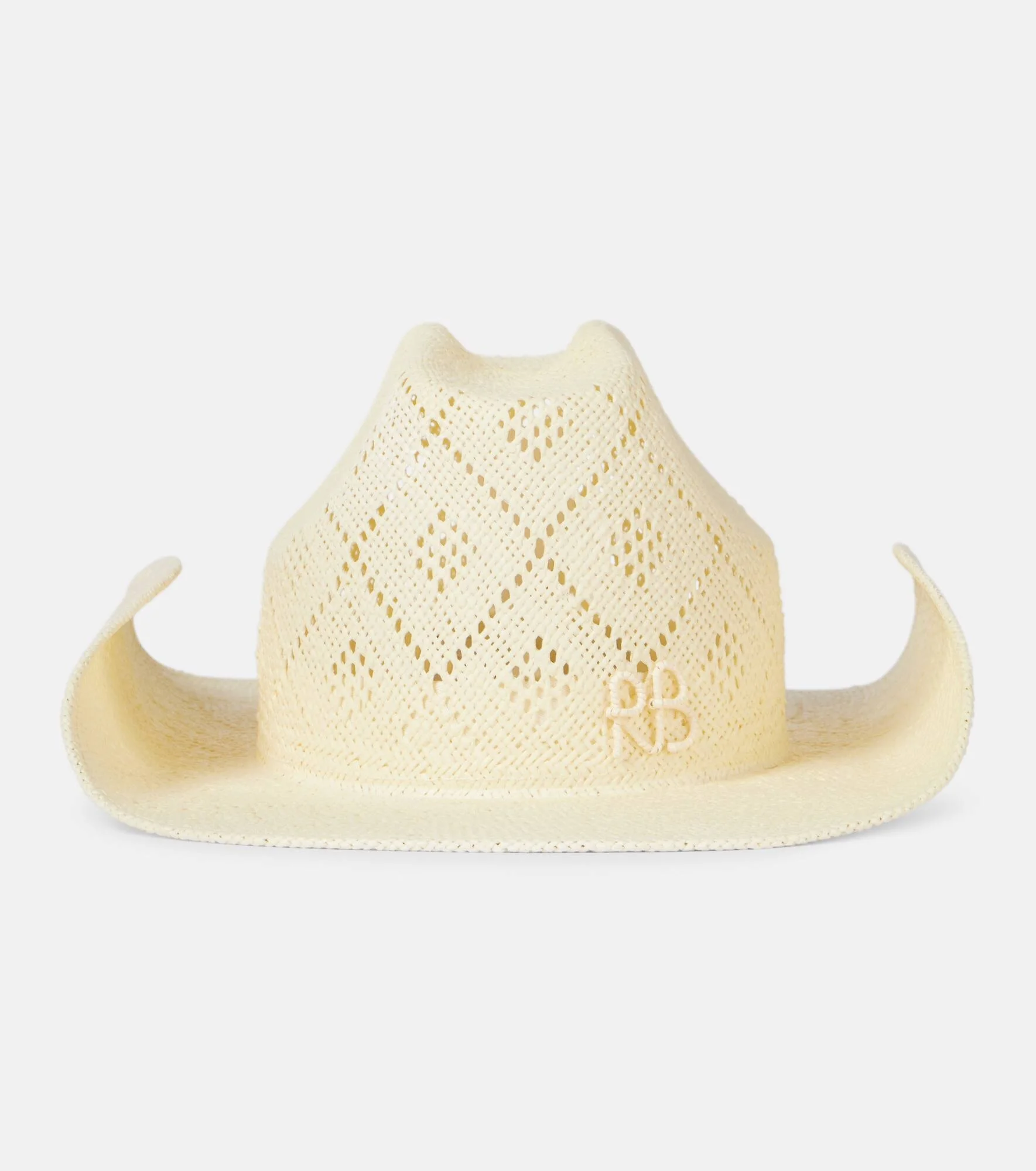 Logo straw boater hat - 1