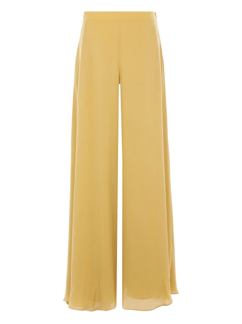 wide-leg silk trousers - 1