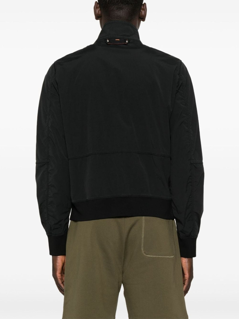 logo-patch bomber jacket 4