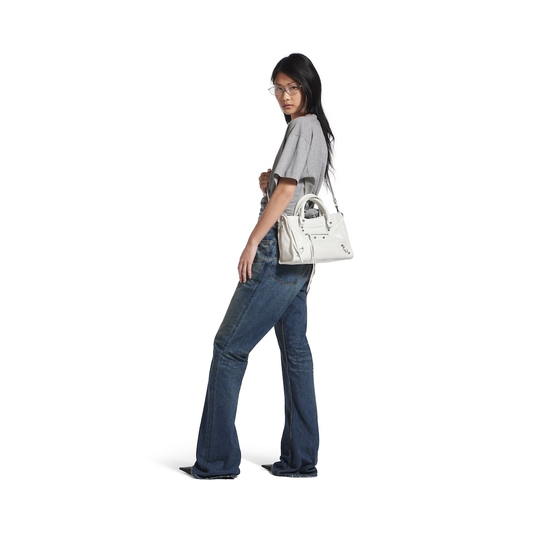 Le City Bag Small in Optic White - 9