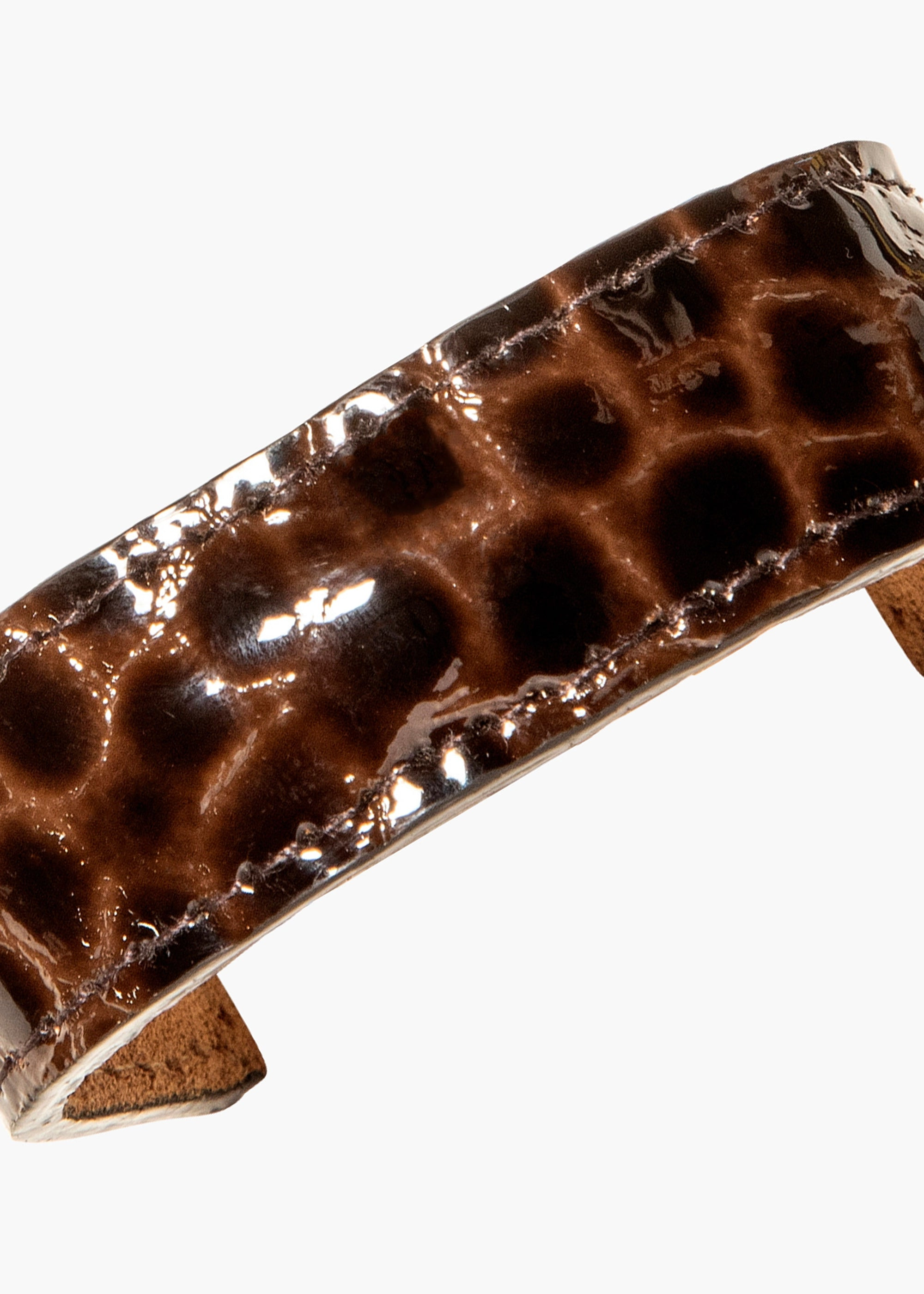Embossed Mini Leather Ponywrap - 4