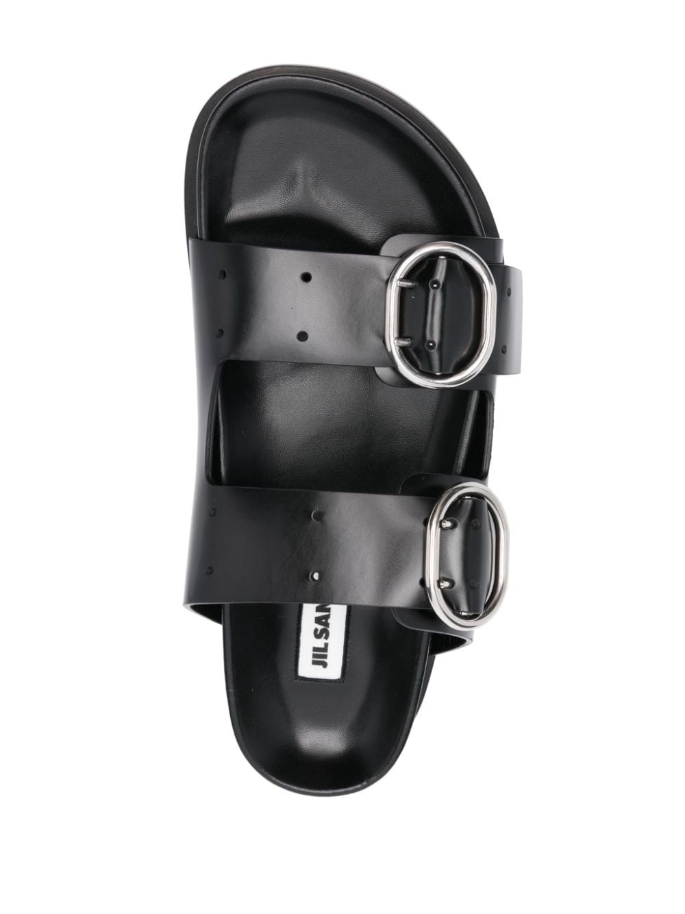 buckled leather sandals - 4