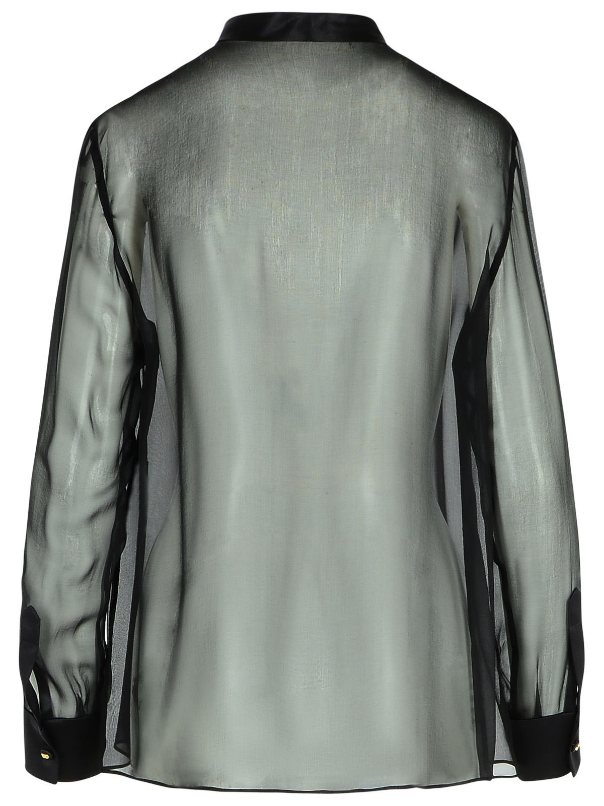 Dolce & Gabbana Black Silk Shirt Women - 3