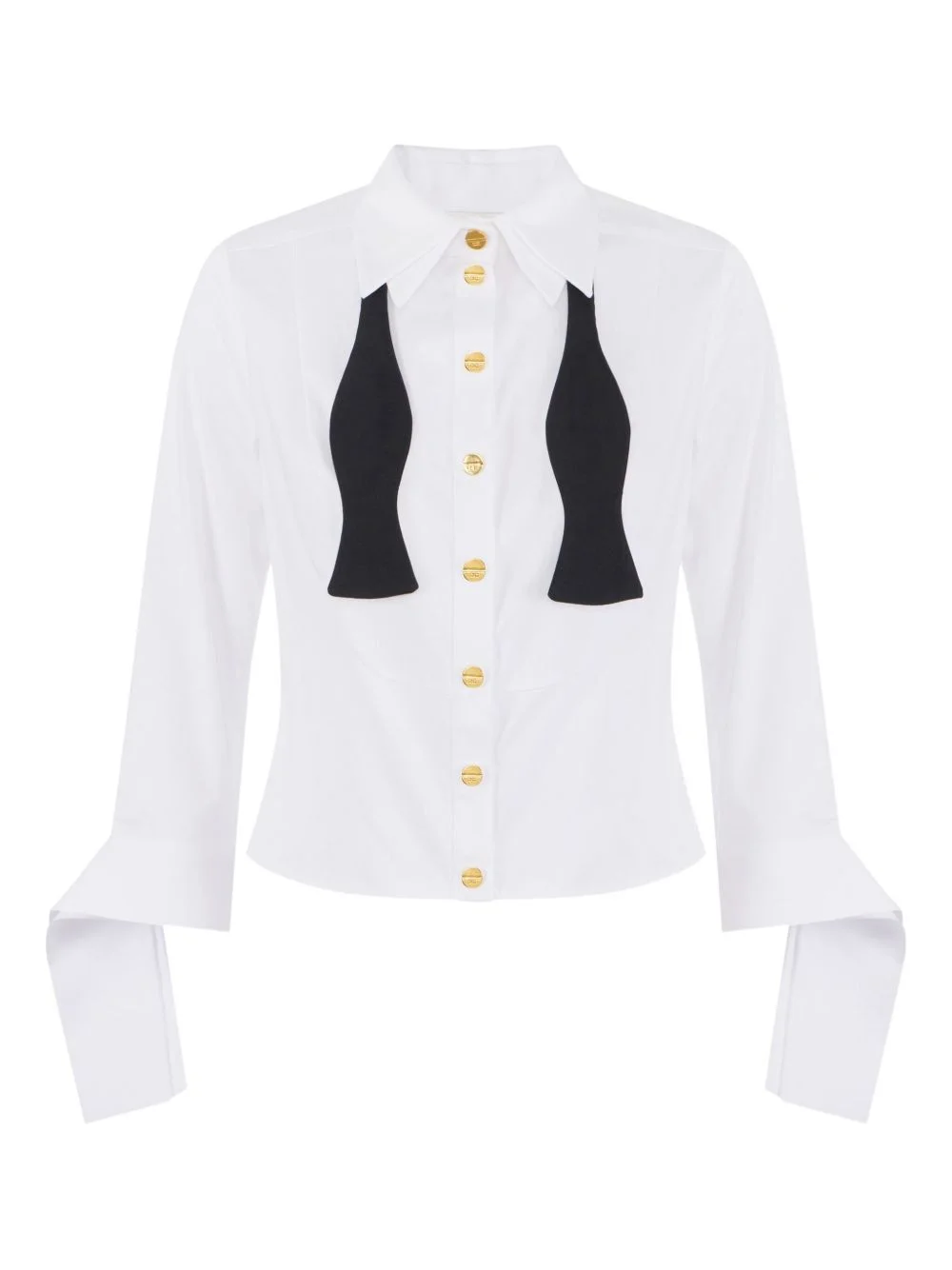 bow-tie poplin shirt - 1
