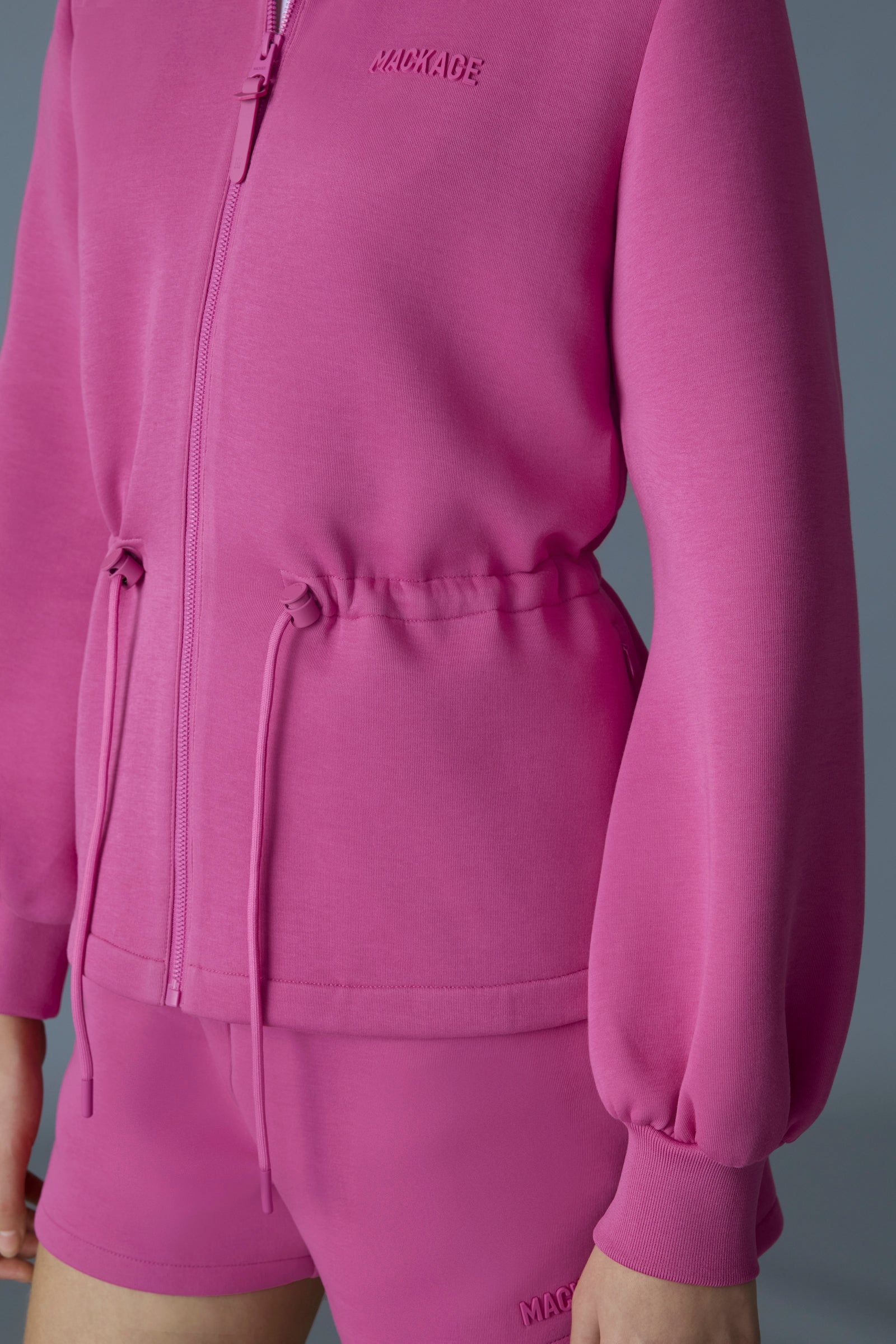 FINOLA Lightweight Jacket with Balloon Sleeves - 5