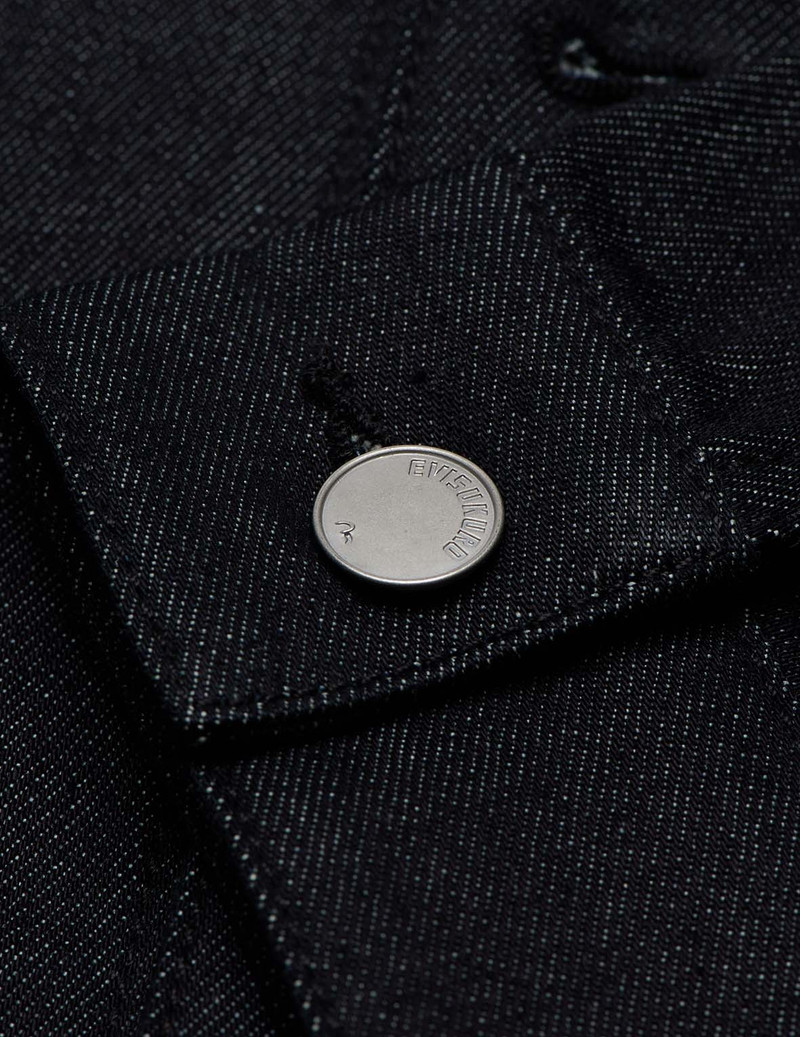 Hannya and Kamon Collage Print Denim Jacket 14