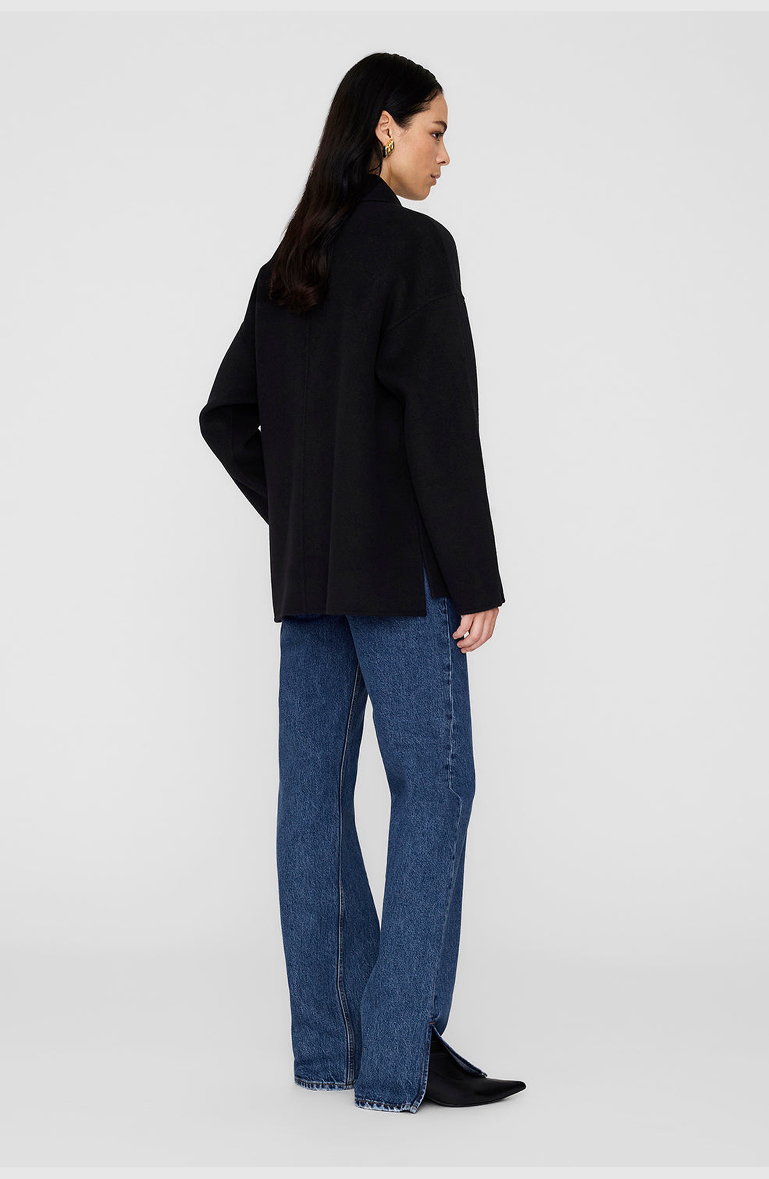 ANINE BING Luca Cashmere BlendJacket in Black at Nordstrom - 2