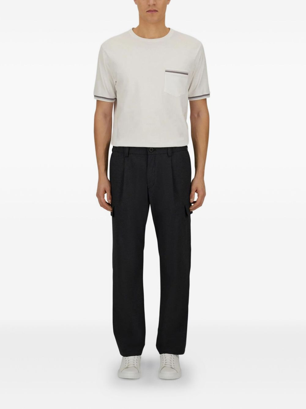 pleated cargo pants - 2