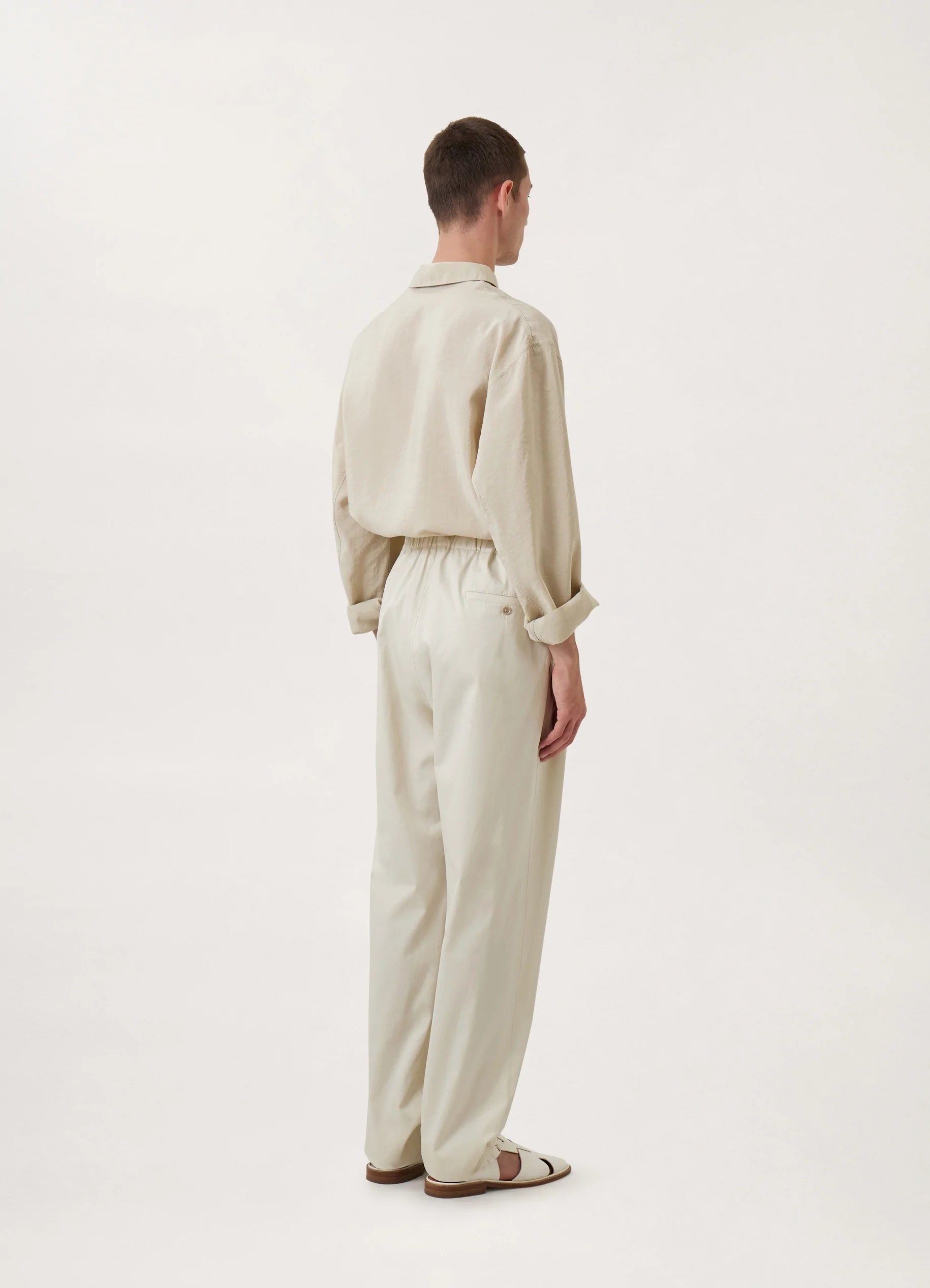 PLEATED RELAXED PANTS
COTTON TWILL - 6