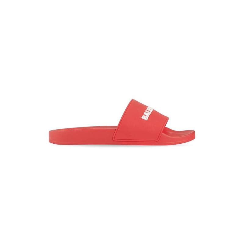 Men's Pool Slide Sandal in Red - 1