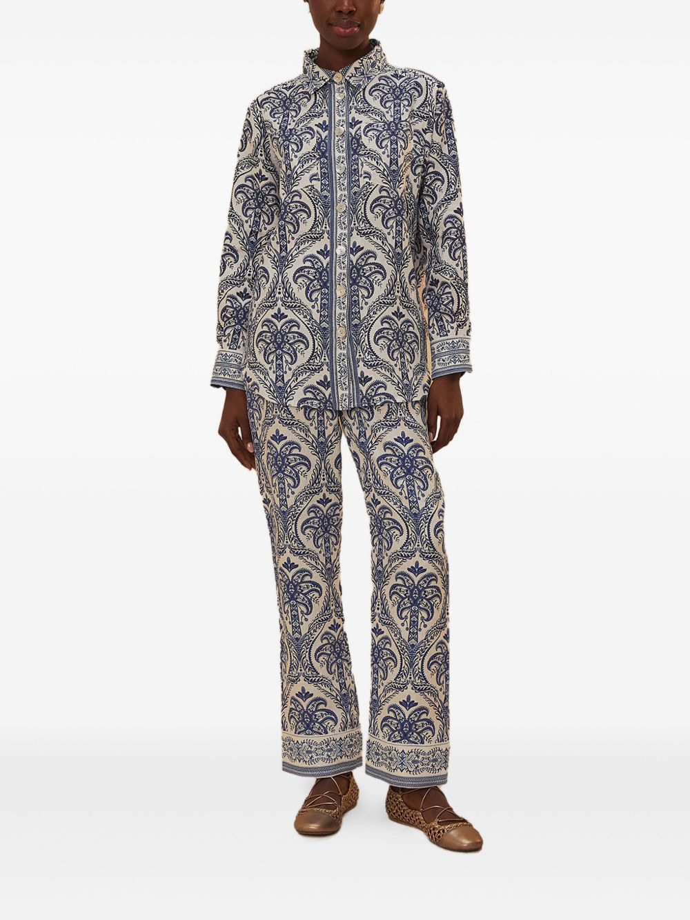 Tropical Cameo-print trousers - 2