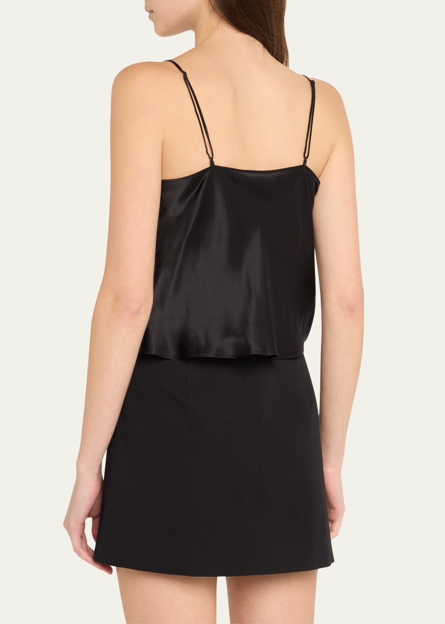 Calista Cowl-Neck Silk Camisole - 3