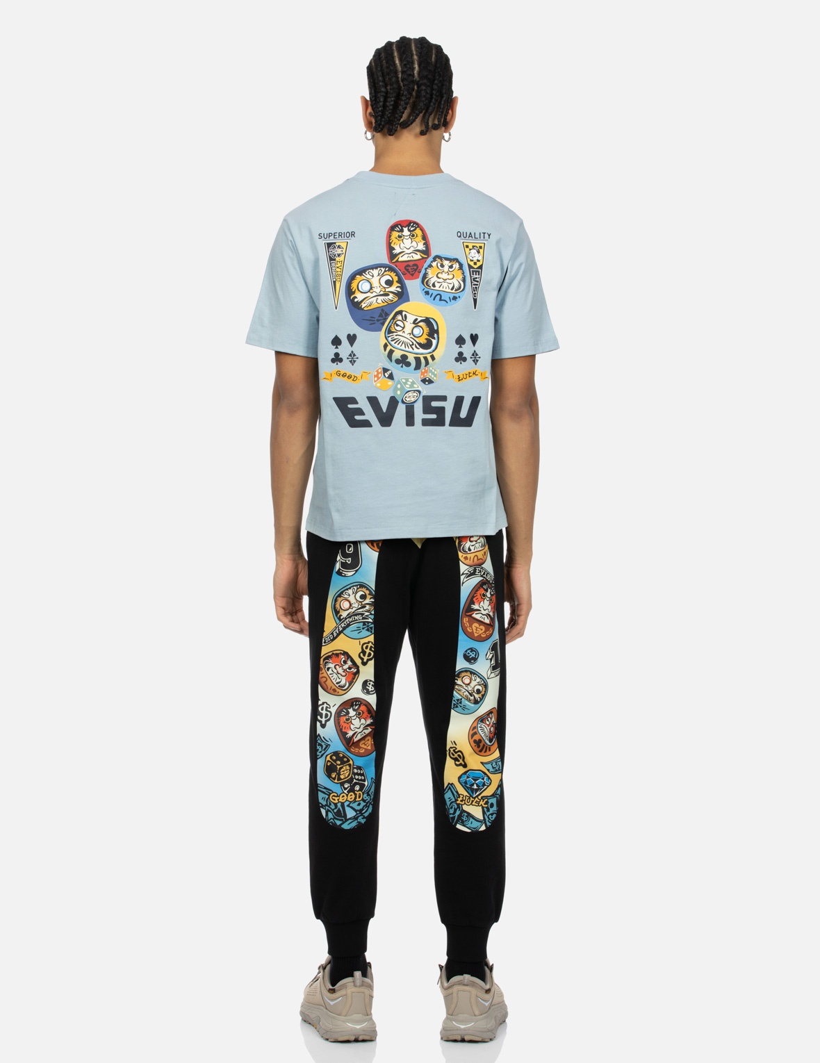 PLAYFUL DARUMA PRINT REGULAR FIT T-SHIRT - 5