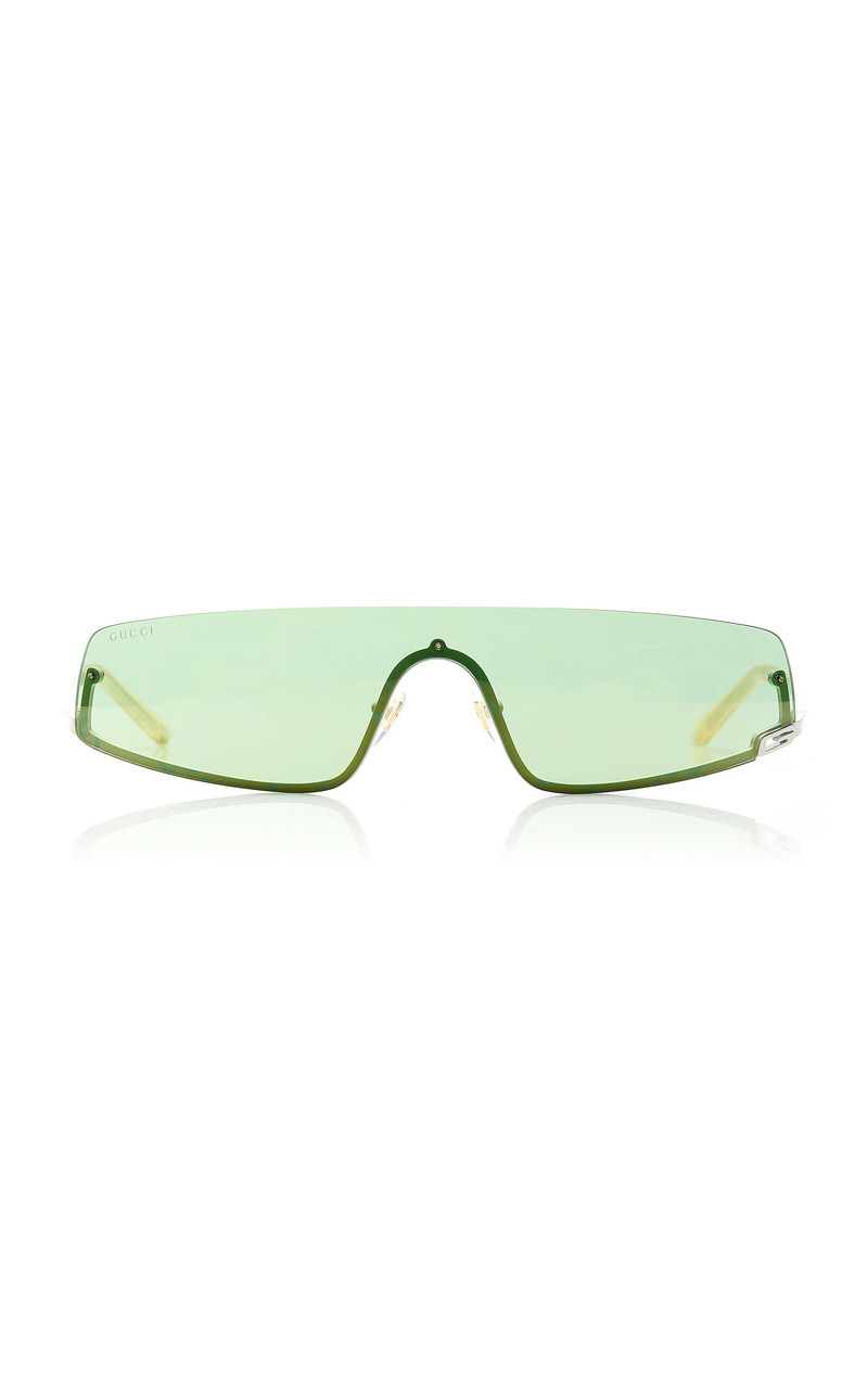 Mask-Frame Metal, Bio-Nylon Sunglasses green 1