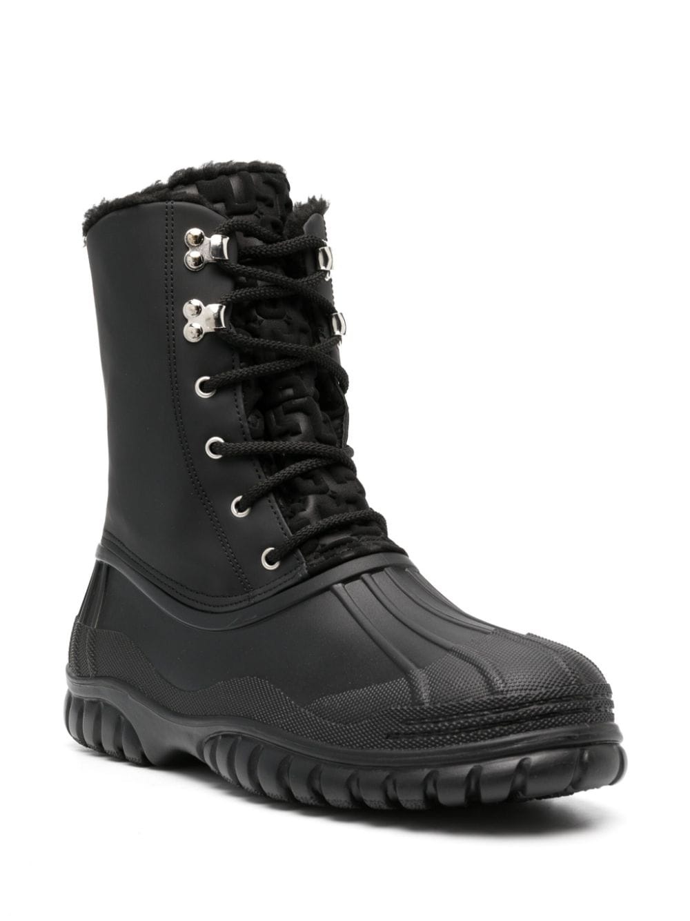 monogram-print snow boots - 2