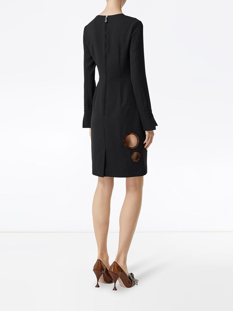 framed cut-out shift dress 4