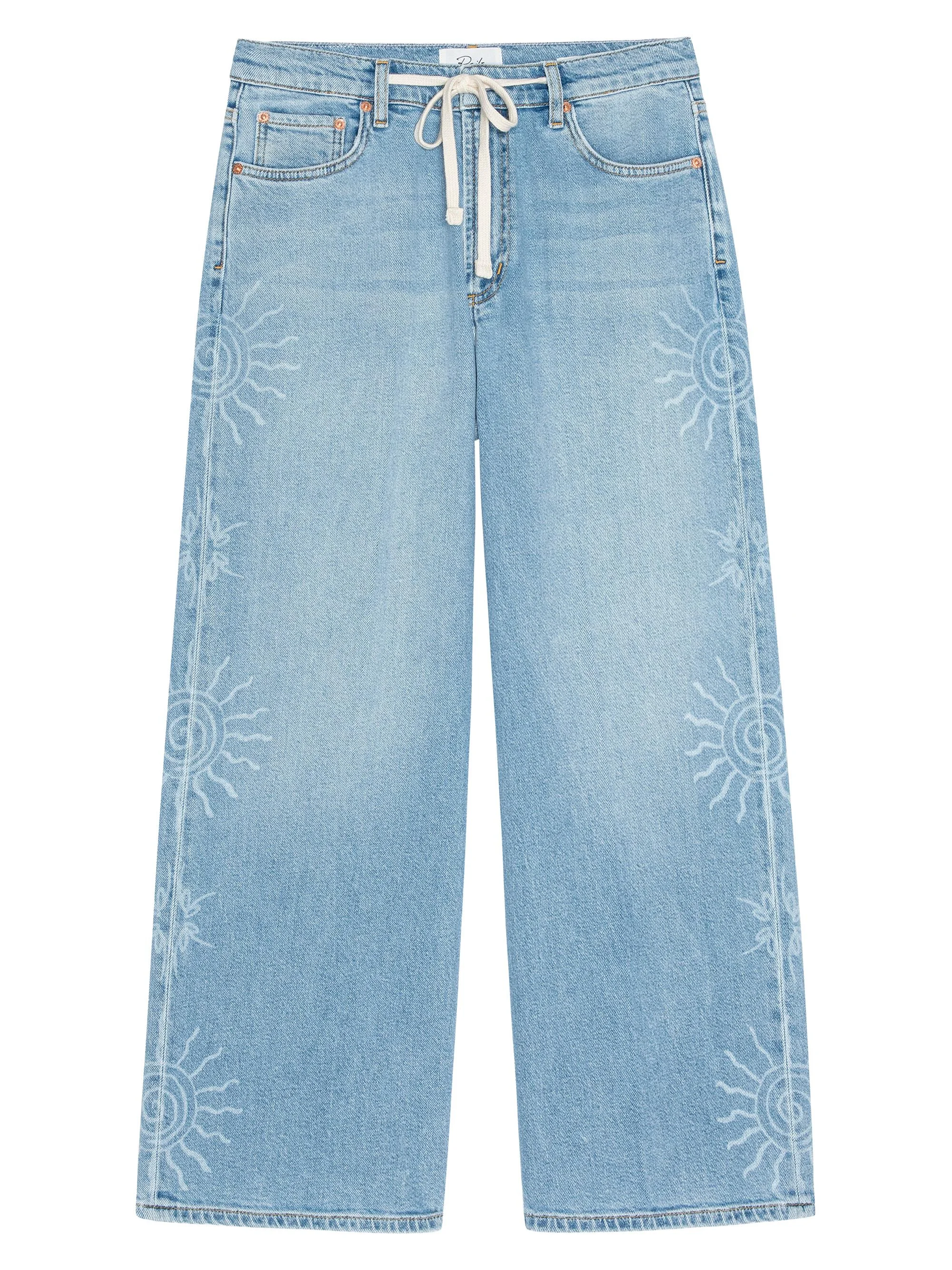 Women's Angeleno Cotton Crop Jeans - Soleil Laser - 1
