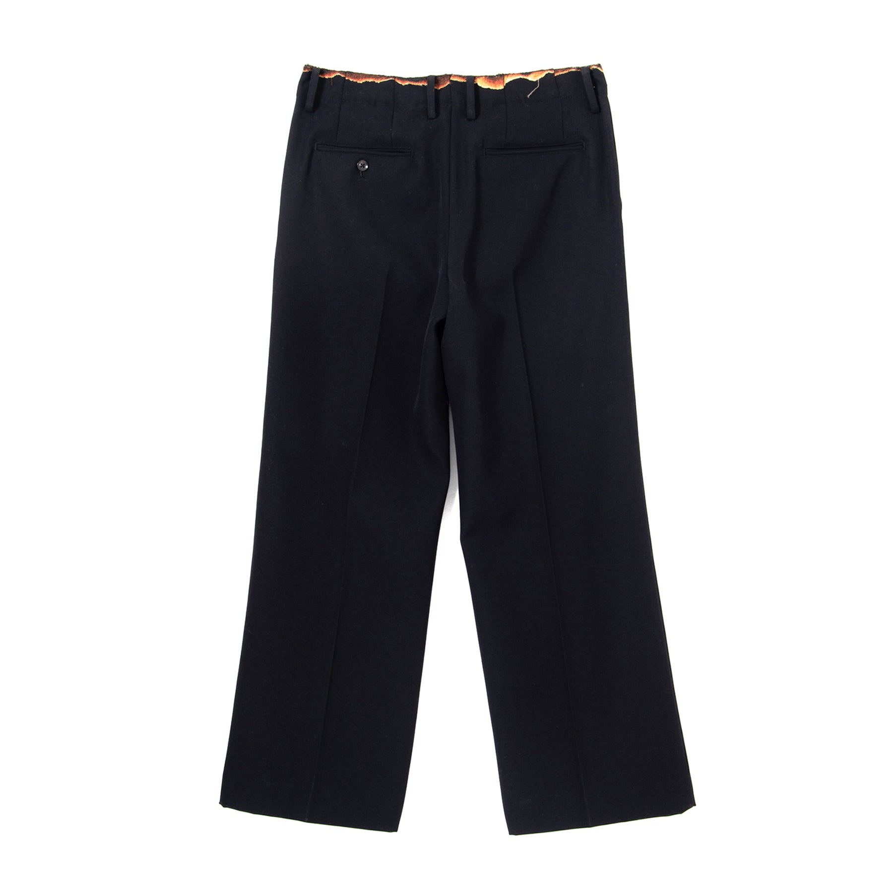 BURNIG EMBROIDERY TROUSERS / BLK - 2