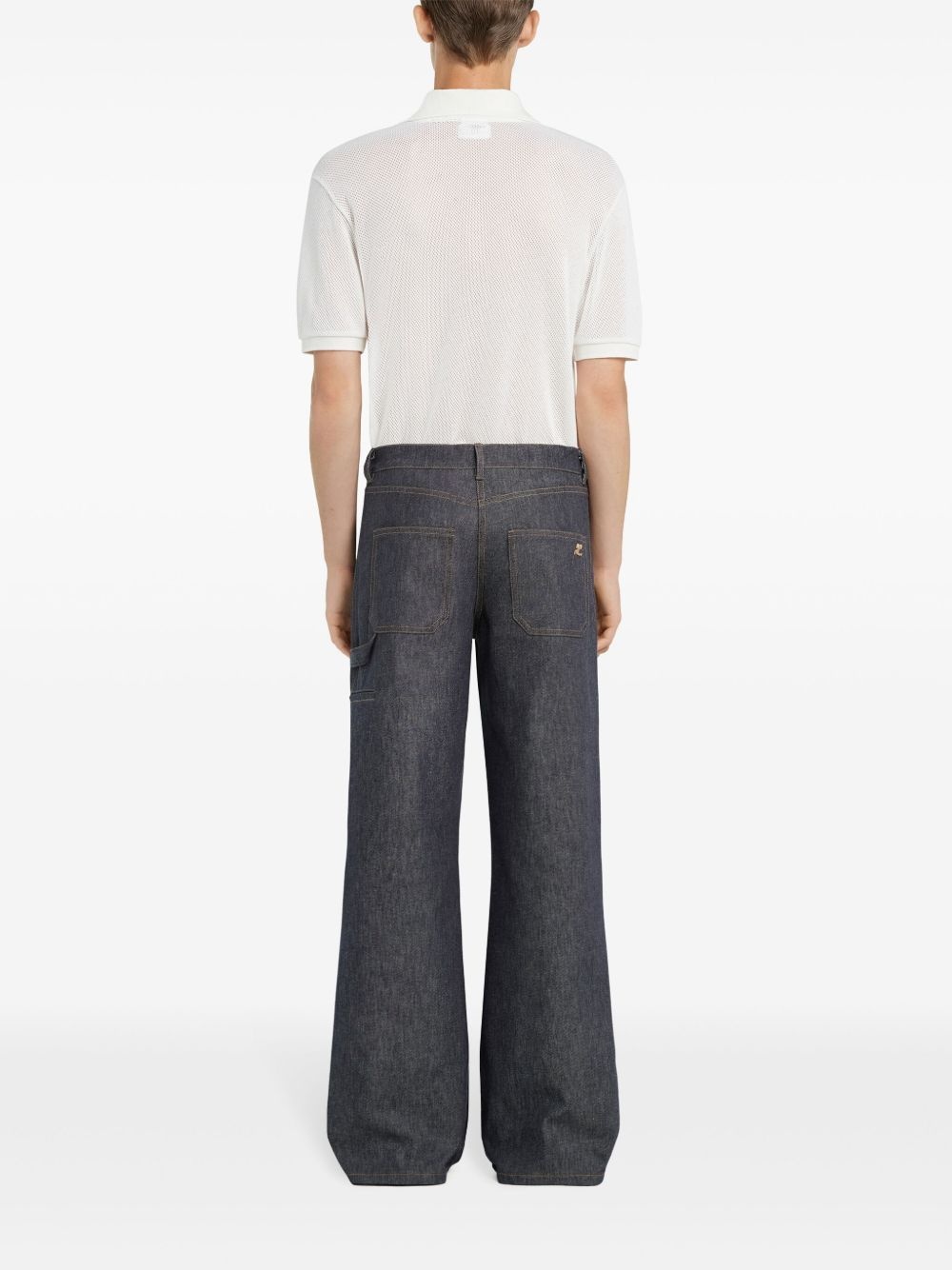 mesh polo shirt - 3