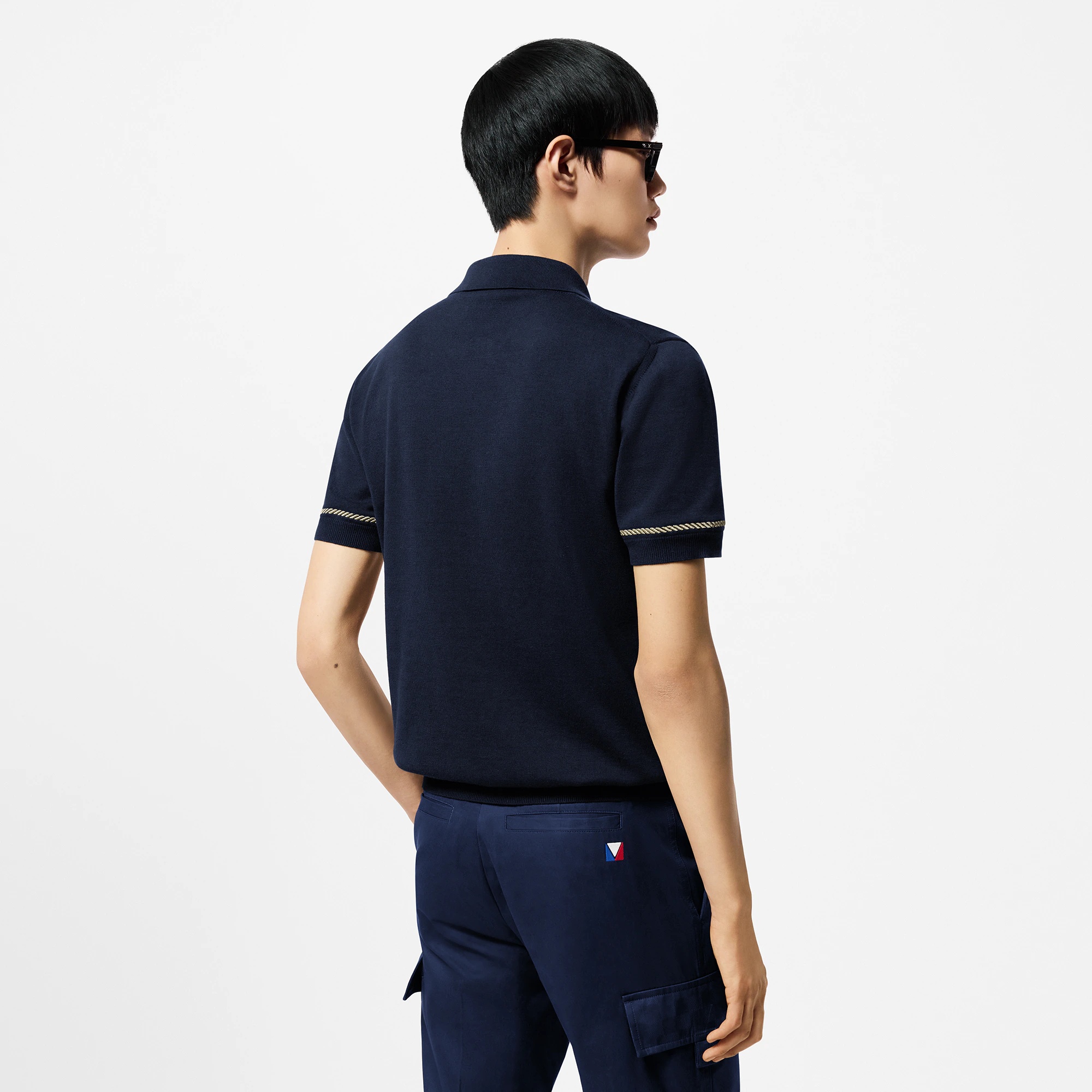 Short-Sleeved Cotton Polo Shirt - 5