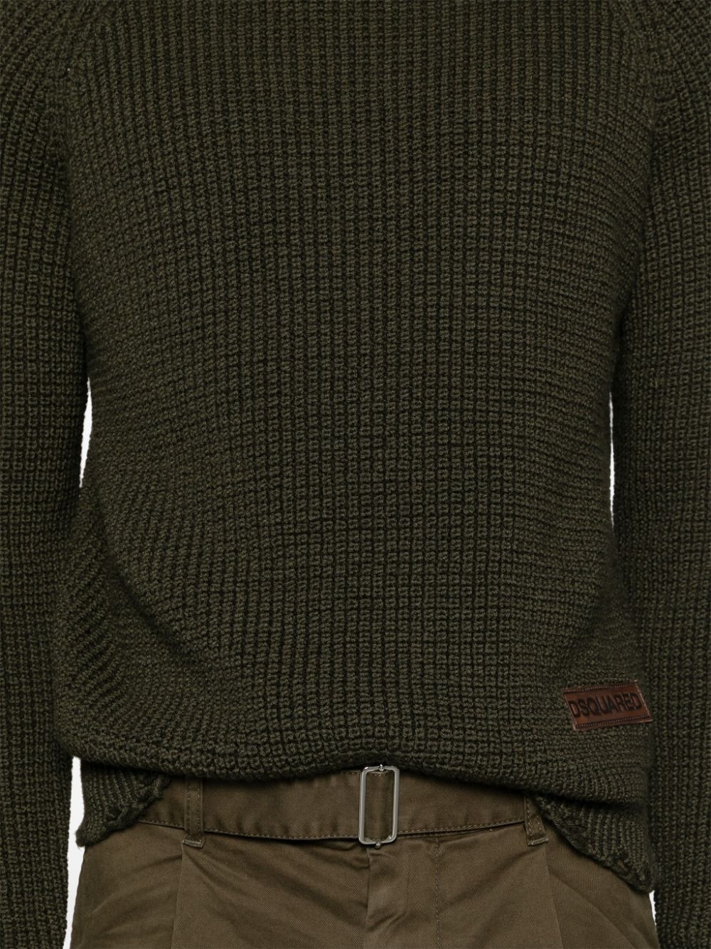 roll-neck wool jumper - 5