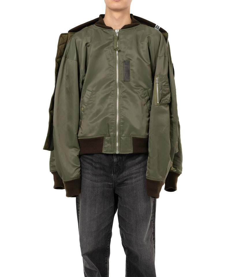 Front Layered Flight Jacket 15